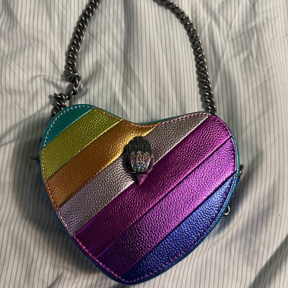 Kurt Geiger Kensington Heart Shape Crossbody